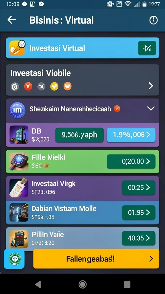 Tampilan antarmuka pengguna yang menarik dan intuitif.