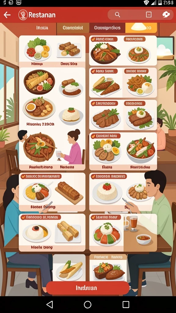 Tampilan antarmuka yang sederhana dan menarik.