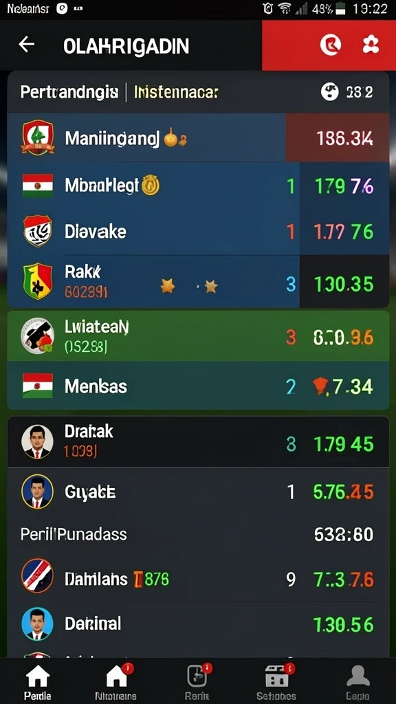 Tangkapan layar menampilkan karakter favorit pemain.