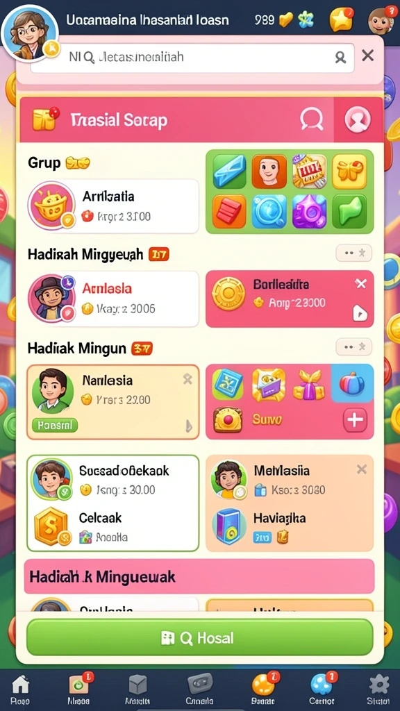 Gambar menunjukkan karakter utama dalam aksi petualangan.