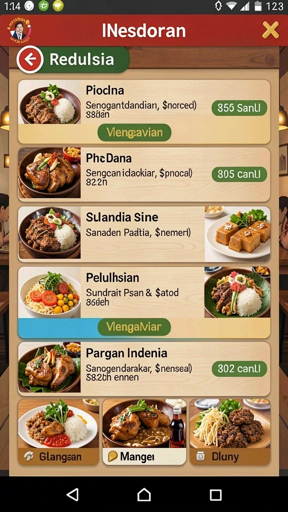 Tampilan antarmuka yang ramah pengguna.