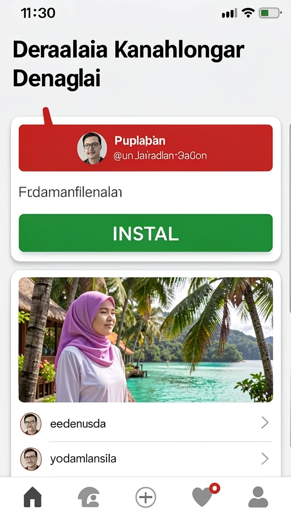 Antarmuka aplikasi yang bersih dan mudah dipahami.