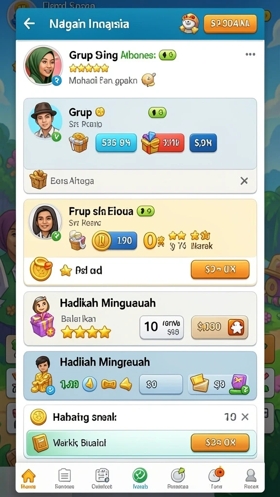 Halaman informasi pengundian dengan detail lengkap.
