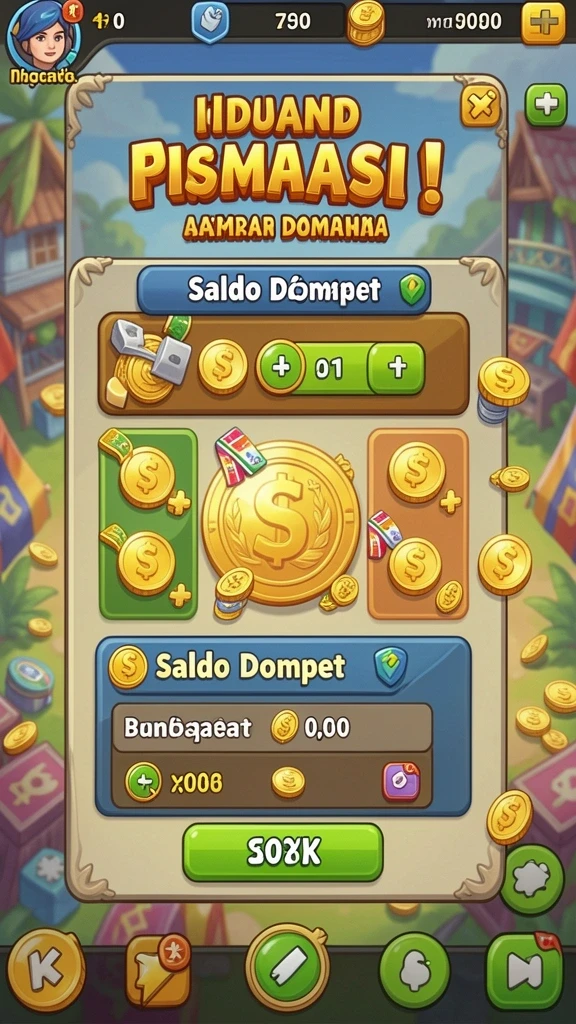 Screenshot menampilkan karakter utama D200M dalam aksi.