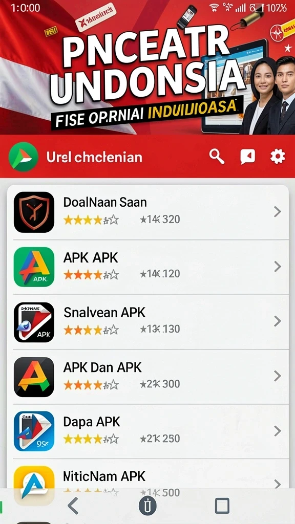 Tampilan antarmuka yang sederhana dan menarik.