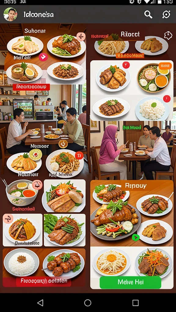 Karakter-karakter unik yang dapat dipilih oleh pemain.