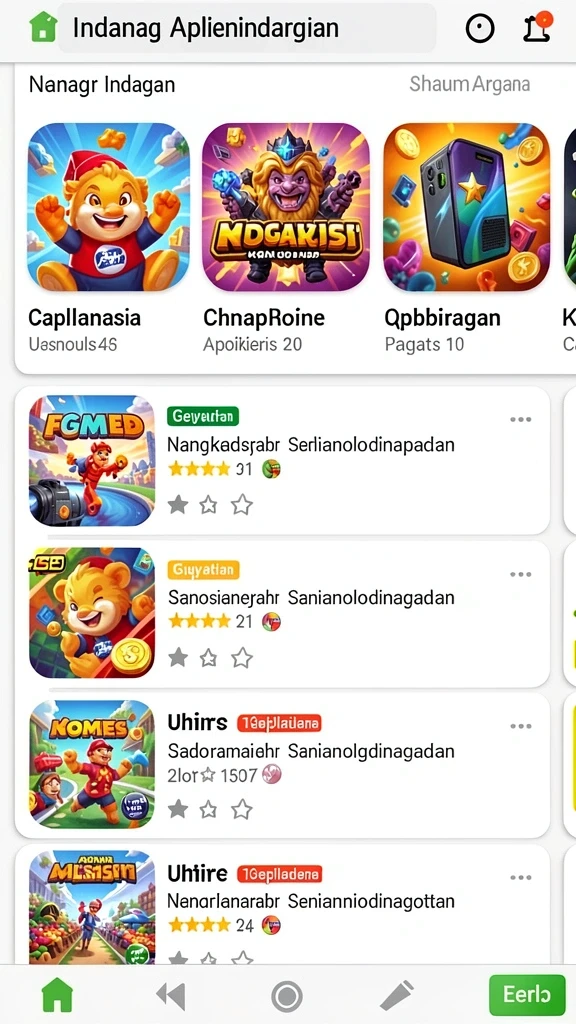 Screenshot menyoroti fitur reward yang menguntungkan pengguna.