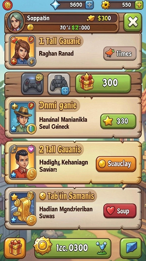 Screenshot menampilkan item langka yang bisa ditemukan pemain.