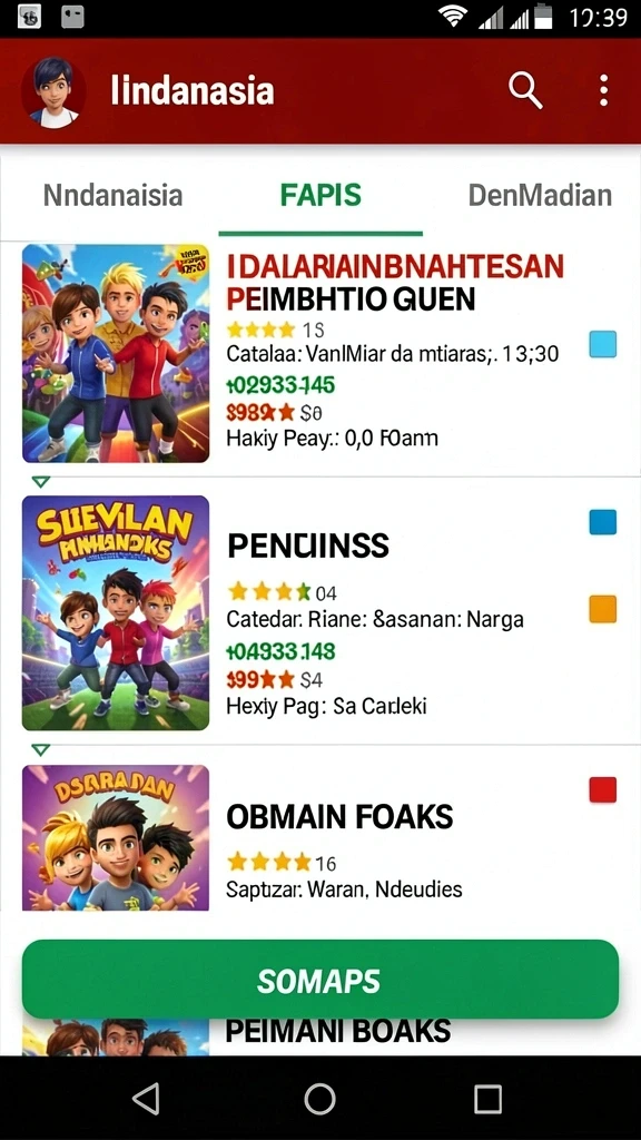 Tampilan antarmuka yang modern dan intuitif.