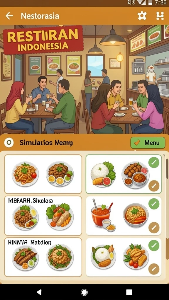 Beragam permainan kasino tersedia.