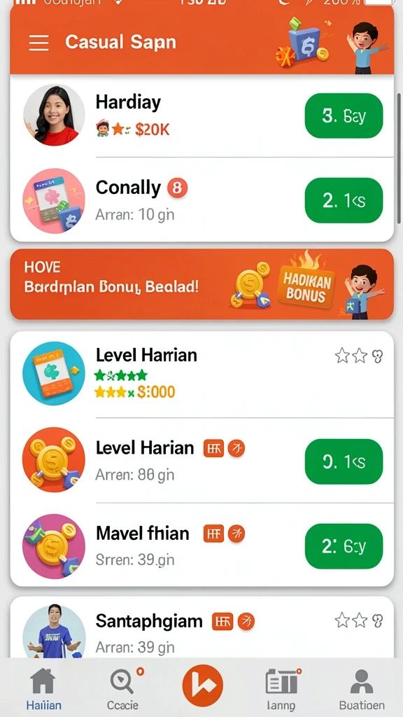 Karakter utama dalam permainan siap menghadapi tantangan.