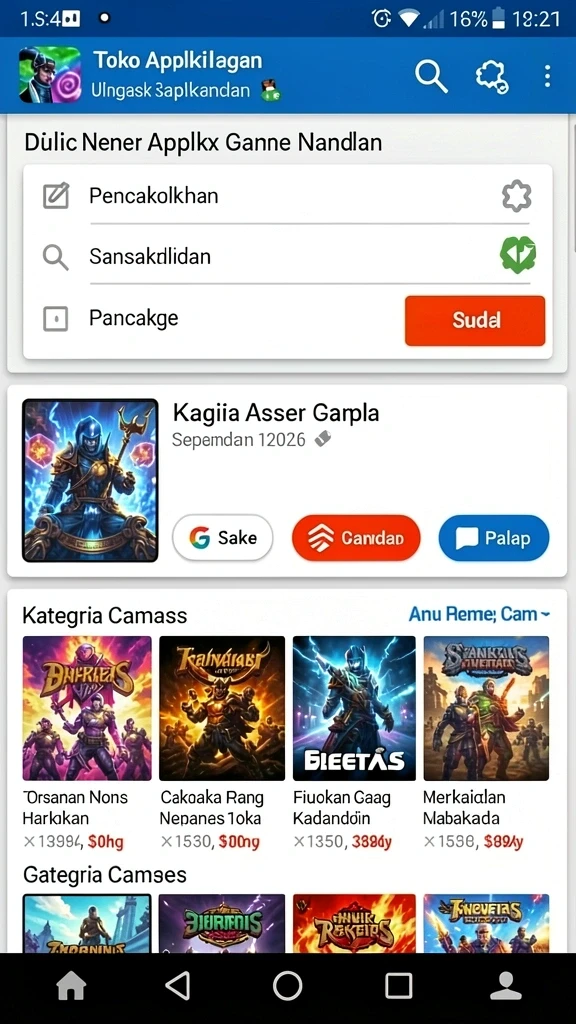 Screenshot fitur multiplayer yang seru dan mengasyikkan.