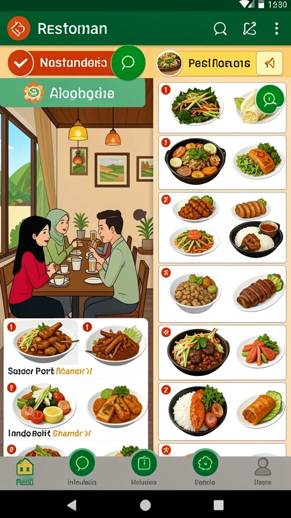 Fitur interaksi real-time dengan pemain lain.