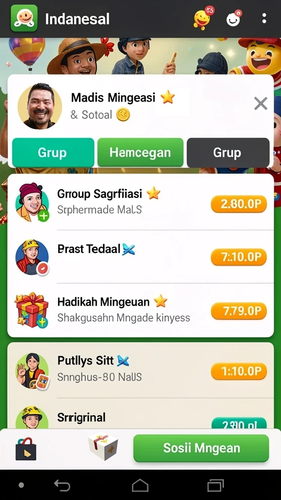 Mode multiplayer yang seru untuk bermain bersama teman.