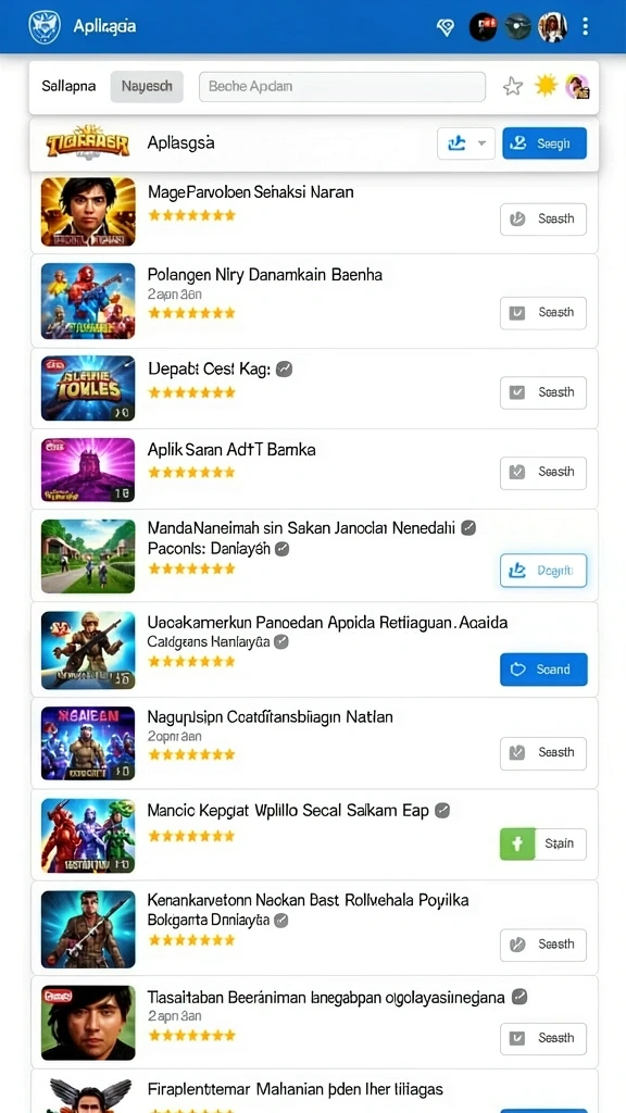 Mode permainan yang beragam dan menarik.