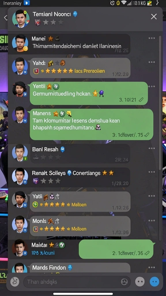 Karakter-karakter unik dengan kemampuan spesial yang menawan.