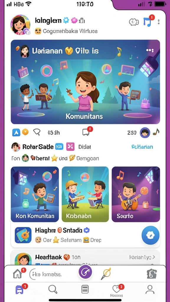 Tampilan utama game MPOSURGA yang menakjubkan.