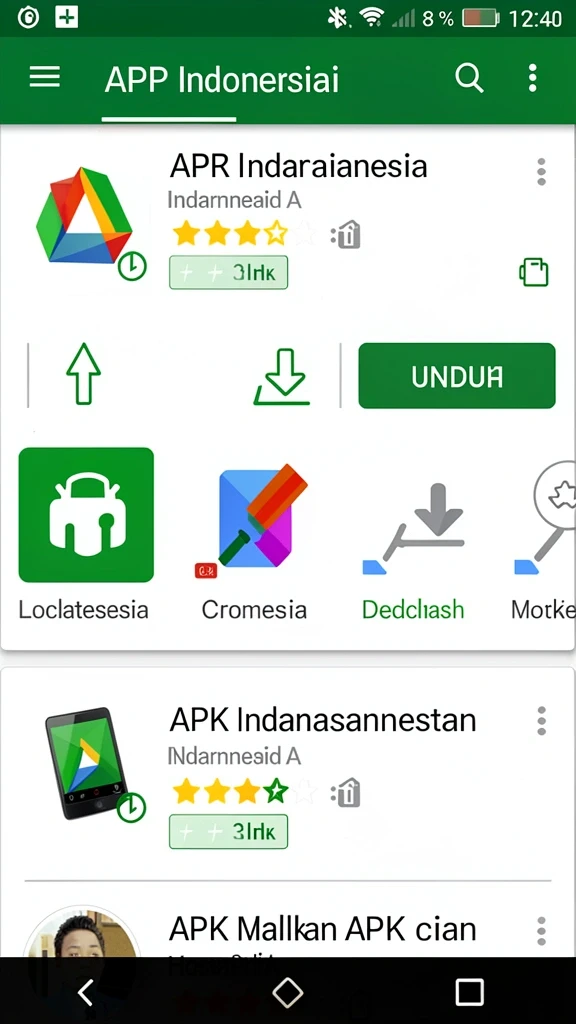 Screenshot menunjukkan tampilan awal yang menarik.