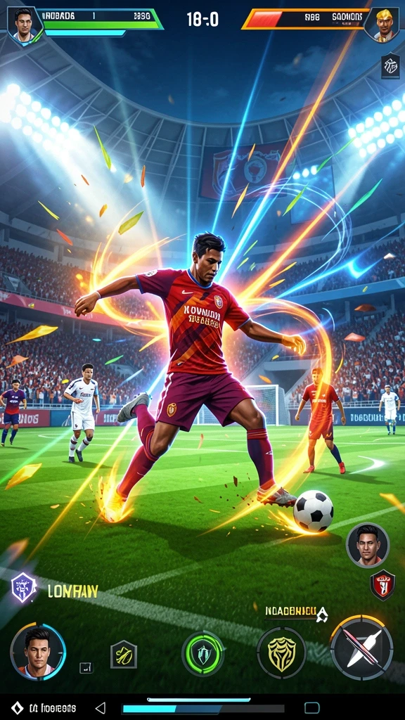 Tampilan karakter utama di dalam game.