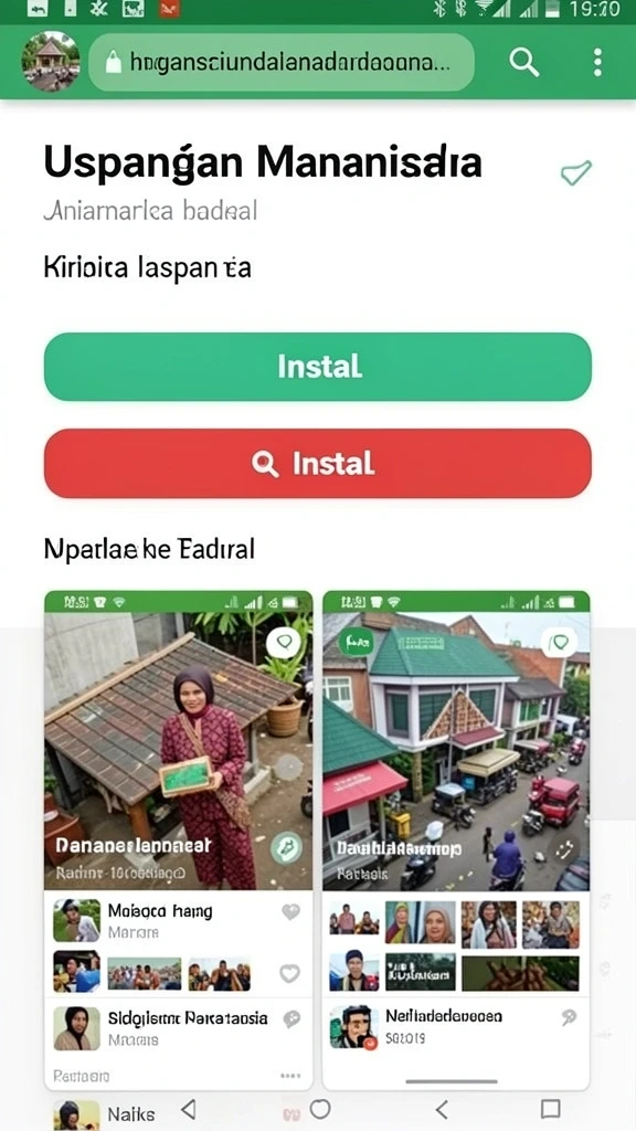 Desain antarmuka yang intuitif dan menarik.