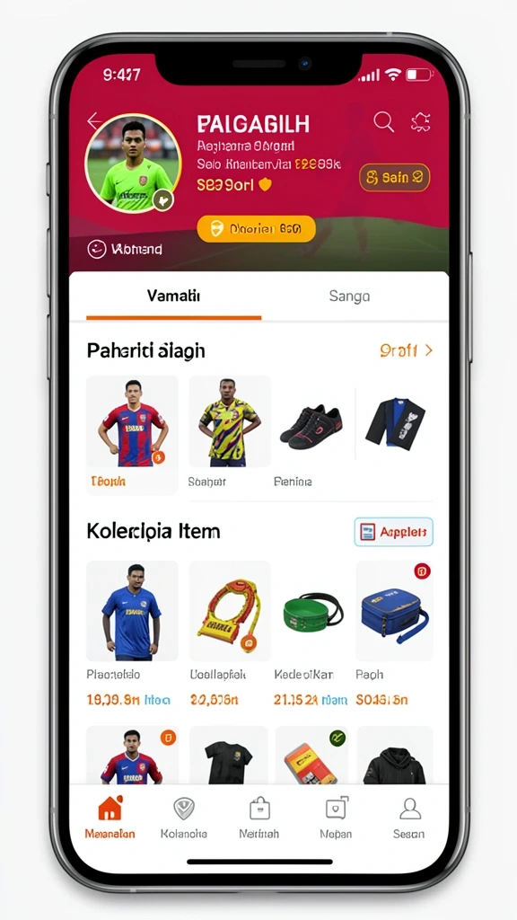 Fitur live result yang memudahkan pemain.