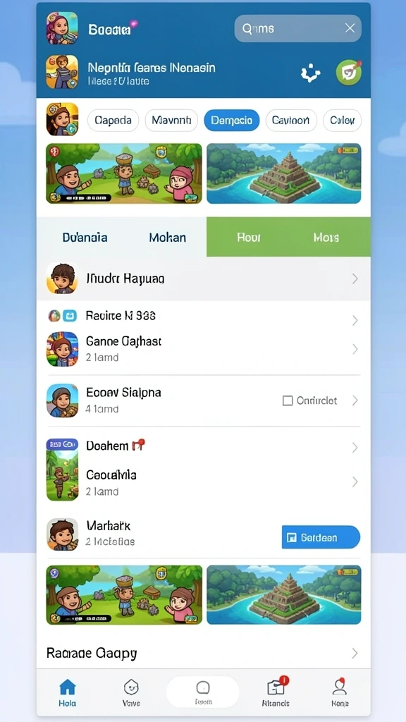 Karakter unik dengan kemampuan berbeda.