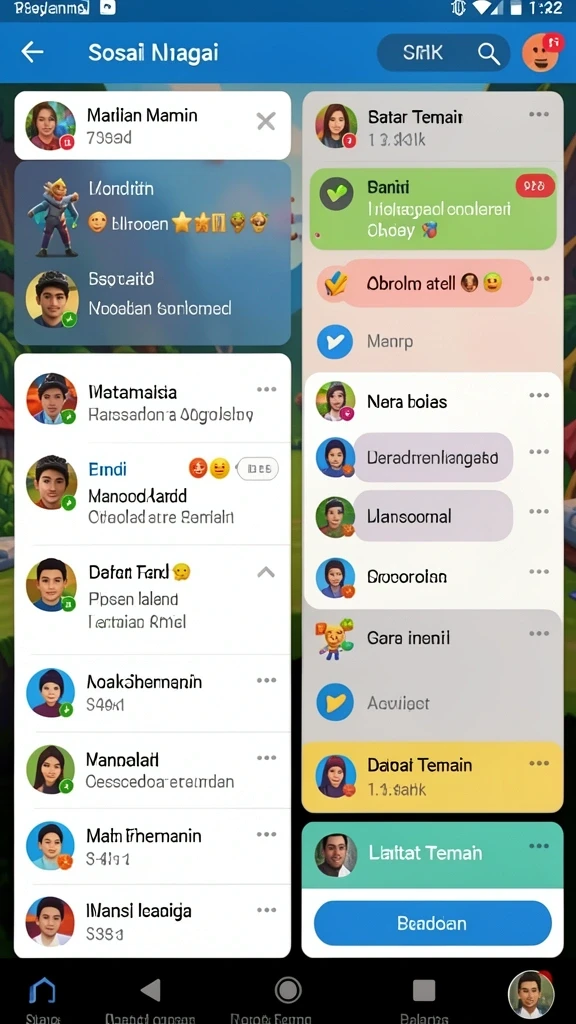 Aksi permainan yang mendebarkan dan seru.