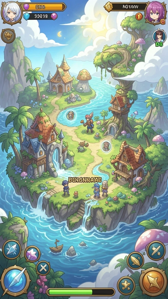 Tangkapan layar menampilkan fitur multiplayer dengan pemain dari seluruh dunia.