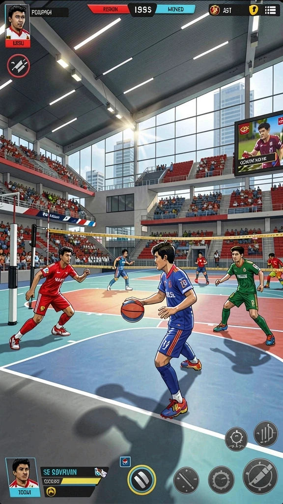 Fitur multiplayer yang memungkinkan bermain bersama teman.