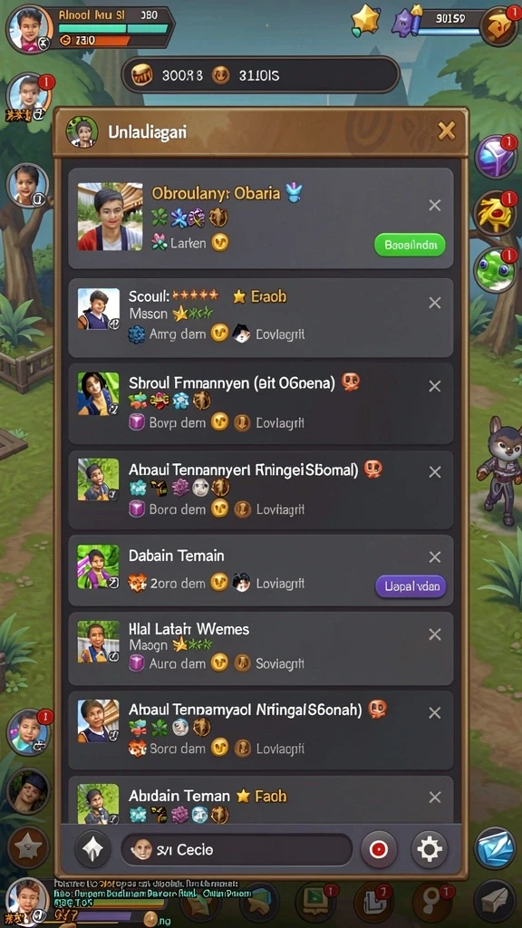 Tangkapan layar menampilkan aksi epik di dunia T9999.