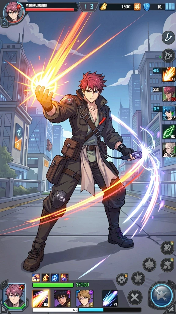 Karakter unik dan beragam dalam game.
