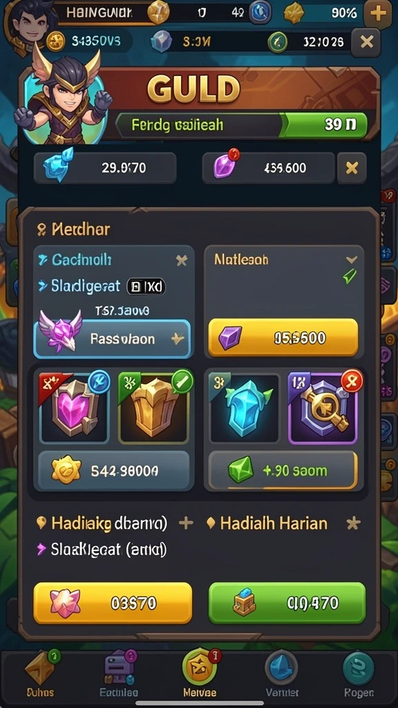 Tampilan grafis yang memukau dan penuh warna.